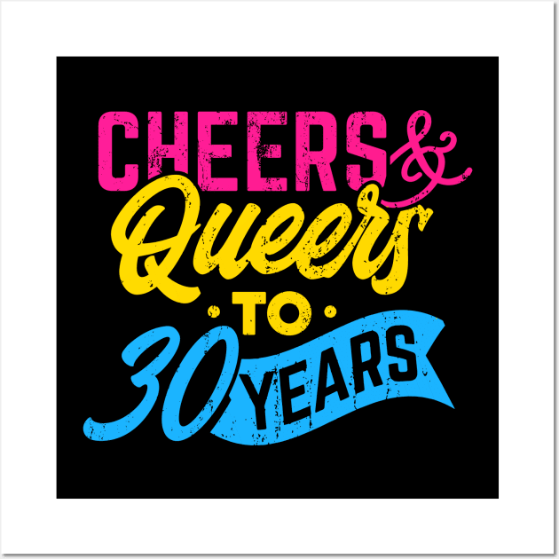 Queers and cheers to 30 years Wall Art by Hinode